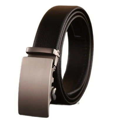 Men’s Formal Leather & Fabric Belt