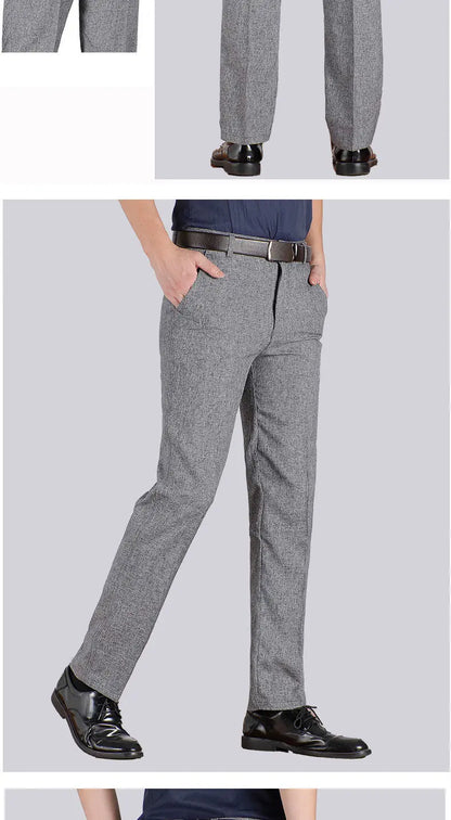 Men’s Business Casual Straight Pants