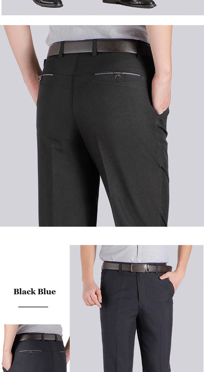 Men’s Business Casual Straight Pants