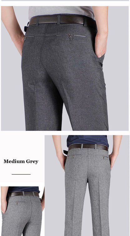 Men’s Business Casual Straight Pants
