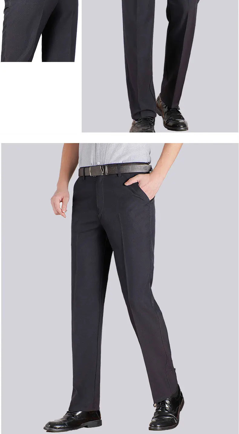 Men’s Business Casual Straight Pants