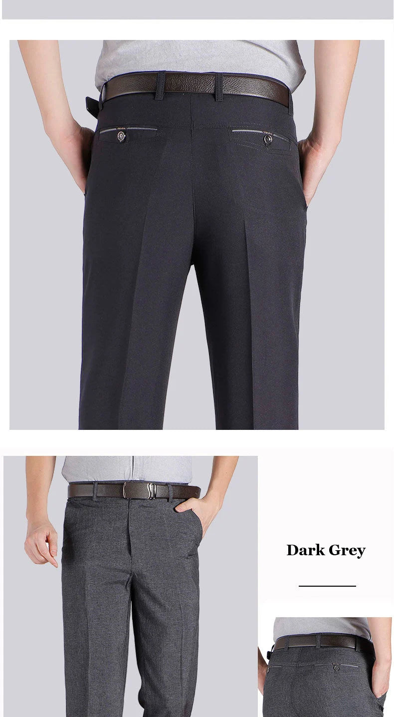Men’s Business Casual Straight Pants