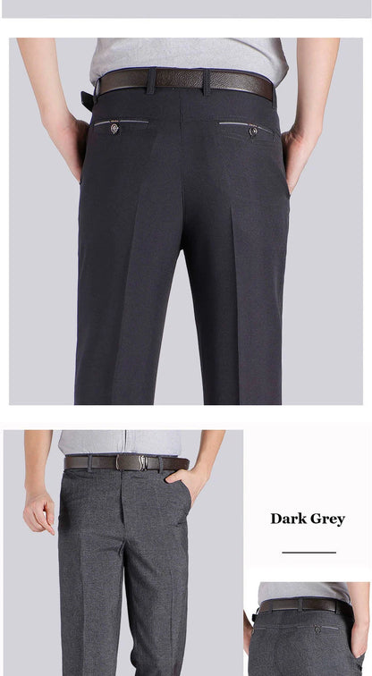 Men’s Business Casual Straight Pants