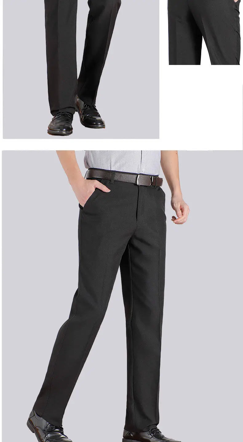 Men’s Business Casual Straight Pants