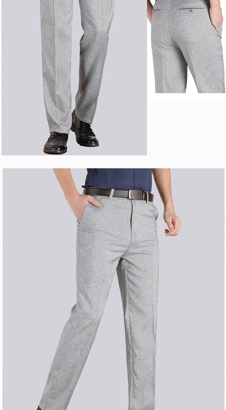 Men’s Business Casual Straight Pants