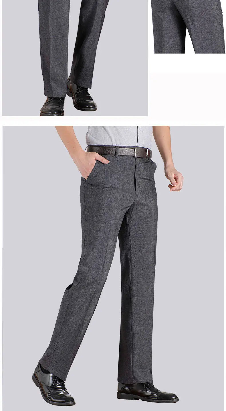Men’s Business Casual Straight Pants