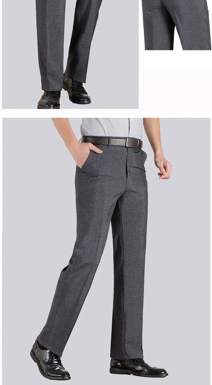 Men’s Business Casual Straight Pants