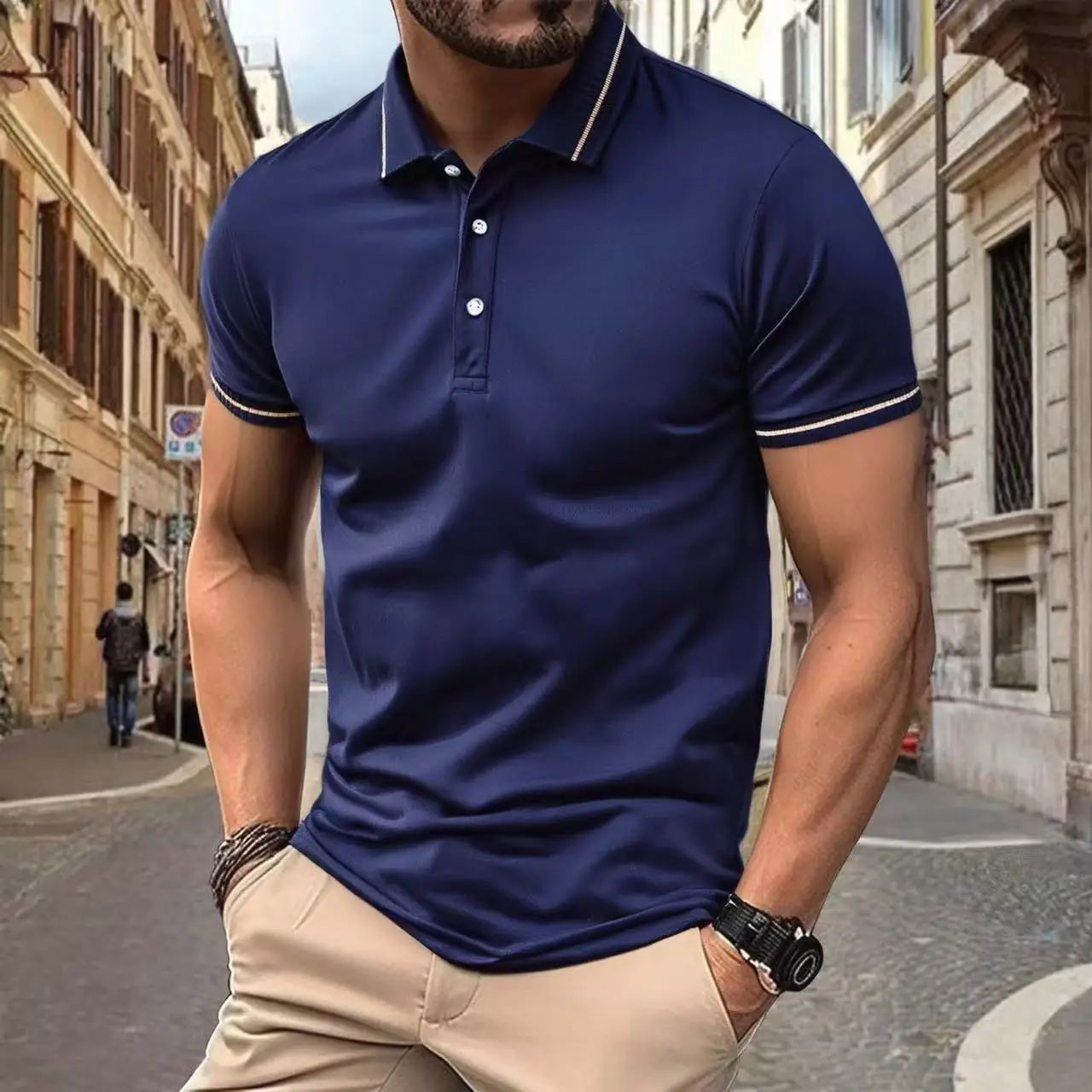 Men’s Quick-Dry Short Sleeve Polo Shirt