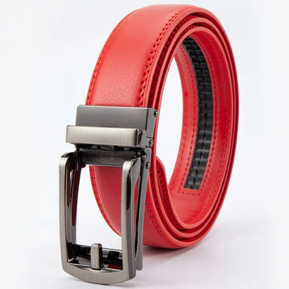Men’s Automatic Buckle Leather Belt