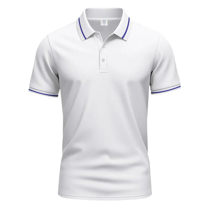 Men’s Quick-Dry Solid Color Polo Shirt
