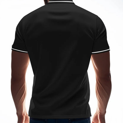 Men’s Quick-Dry Solid Color Polo Shirt