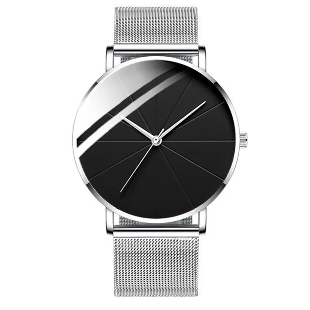 Men’s Watch with Stainless Steel Mesh Band