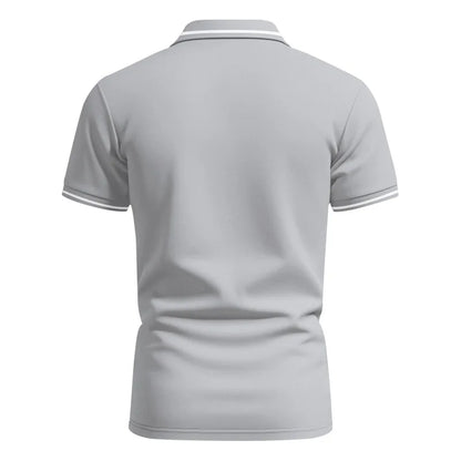 Men’s Quick-Dry Solid Color Polo Shirt