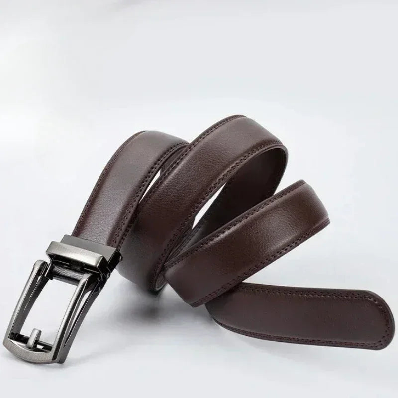 Men’s Automatic Buckle Leather Belt