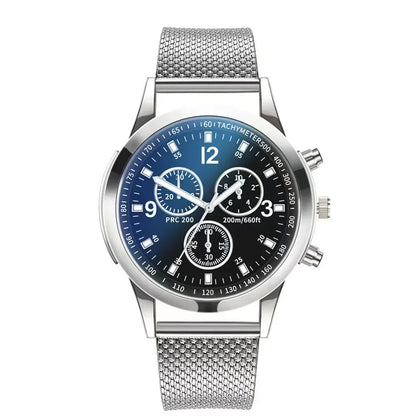 Men’s Stainless Steel Mesh Watch