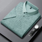 Men’s Printed Short Sleeve Polo Shirt