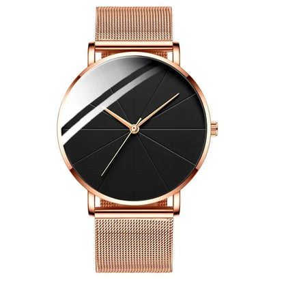 Men’s Watch with Stainless Steel Mesh Band