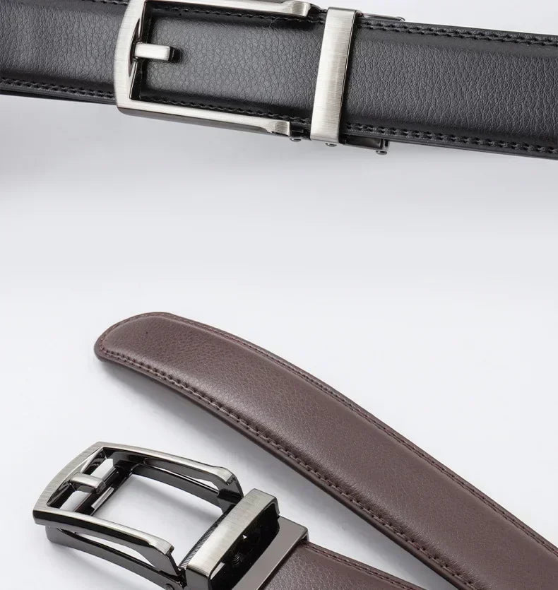 Men’s Automatic Buckle Leather Belt