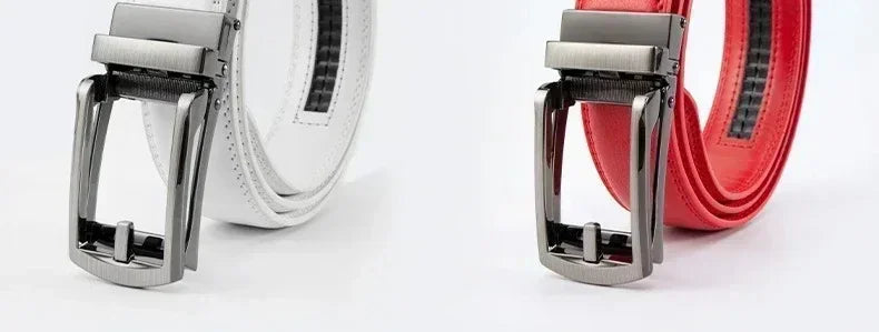 Men’s Automatic Buckle Leather Belt