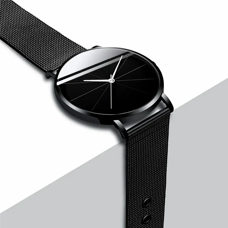 Men’s Watch with Stainless Steel Mesh Band