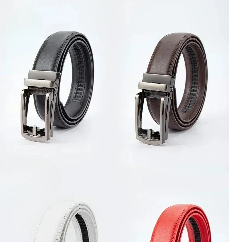 Men’s Automatic Buckle Leather Belt