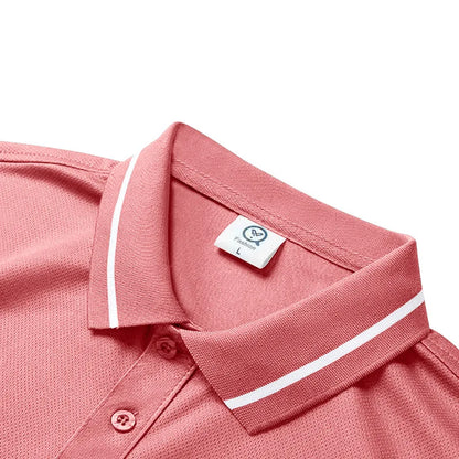 Men’s Quick-Dry Solid Color Polo Shirt