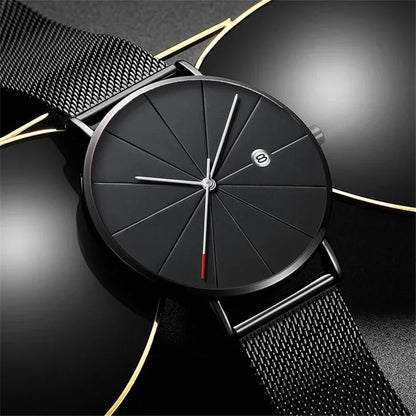 Men’s Ultra-Thin Stainless Steel Mesh Watch