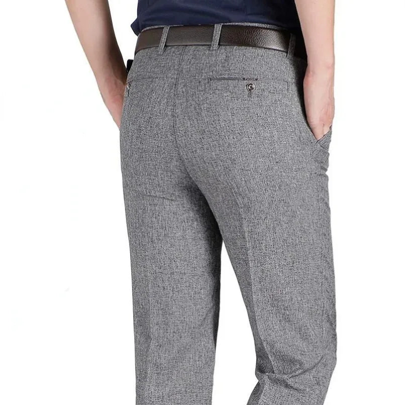 Men’s Business Casual Straight Pants