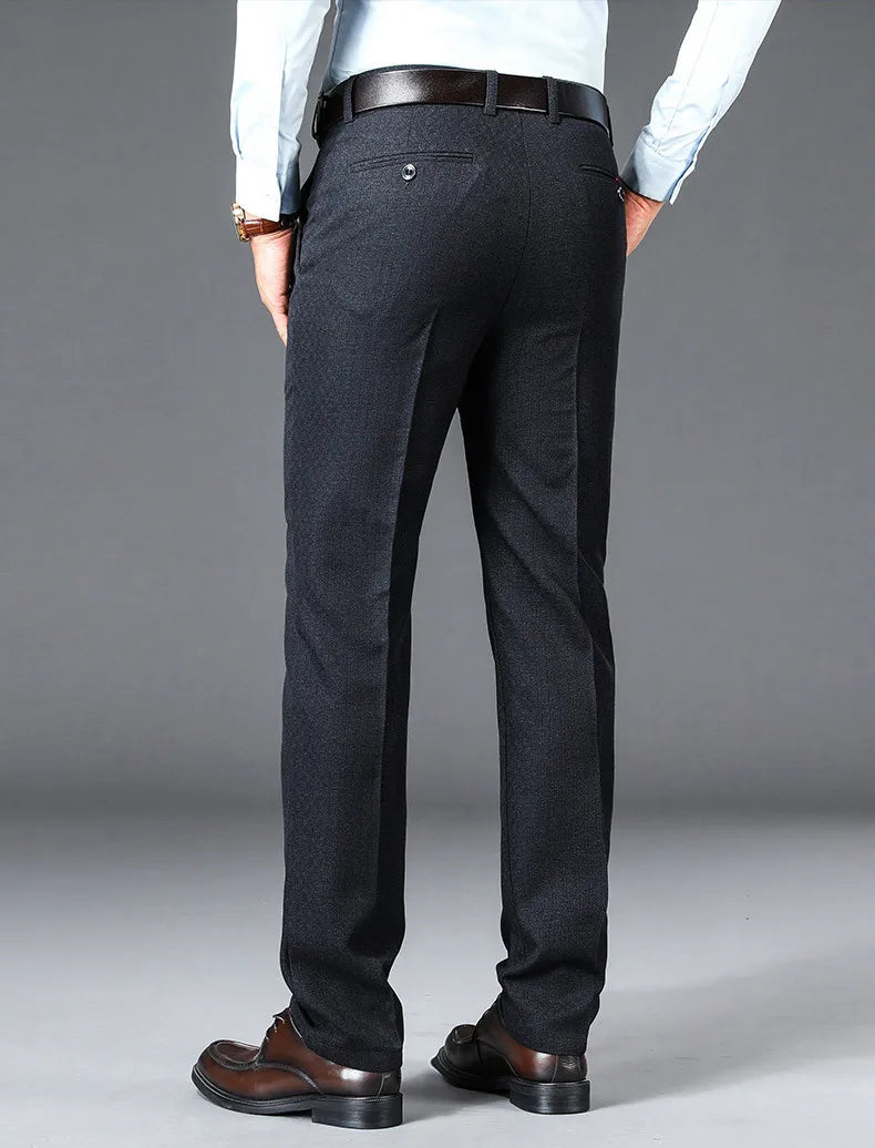 Men’s High Waist Suit Pants