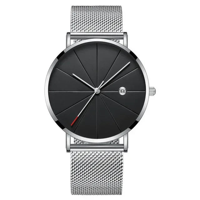 Men’s Ultra-Thin Stainless Steel Mesh Watch