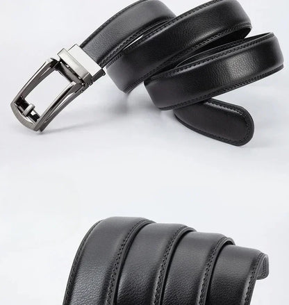 Men’s Automatic Buckle Leather Belt