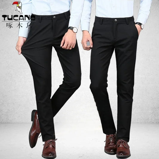 Men’s Slim Fit Suit Pants