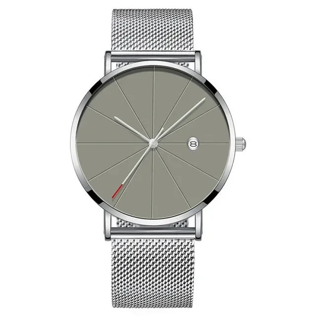 Men’s Ultra-Thin Stainless Steel Mesh Watch