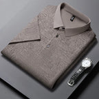 Men’s Printed Short Sleeve Polo Shirt