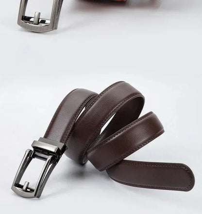 Men’s Automatic Buckle Leather Belt
