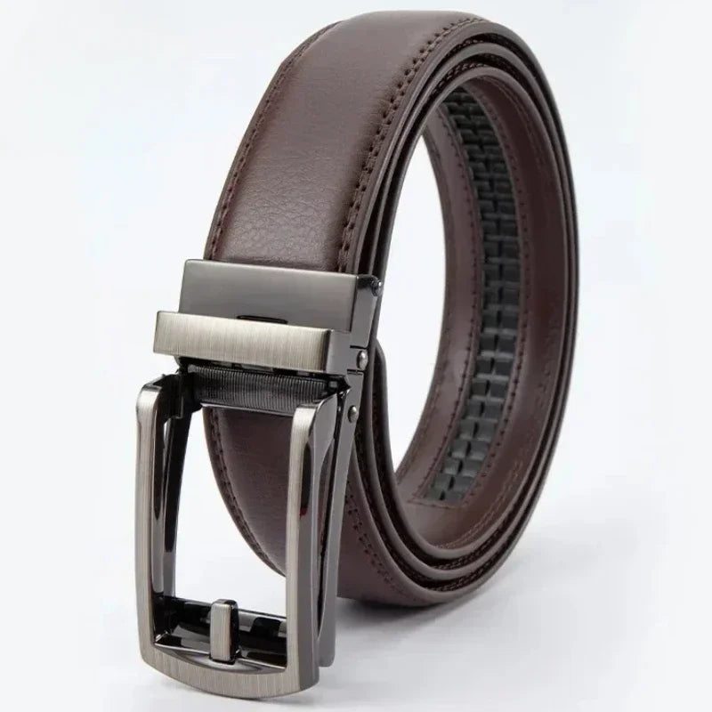 Men’s Automatic Buckle Leather Belt
