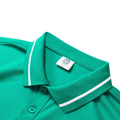Men’s Quick-Dry Solid Color Polo Shirt