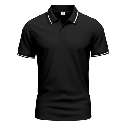 Men’s Quick-Dry Solid Color Polo Shirt