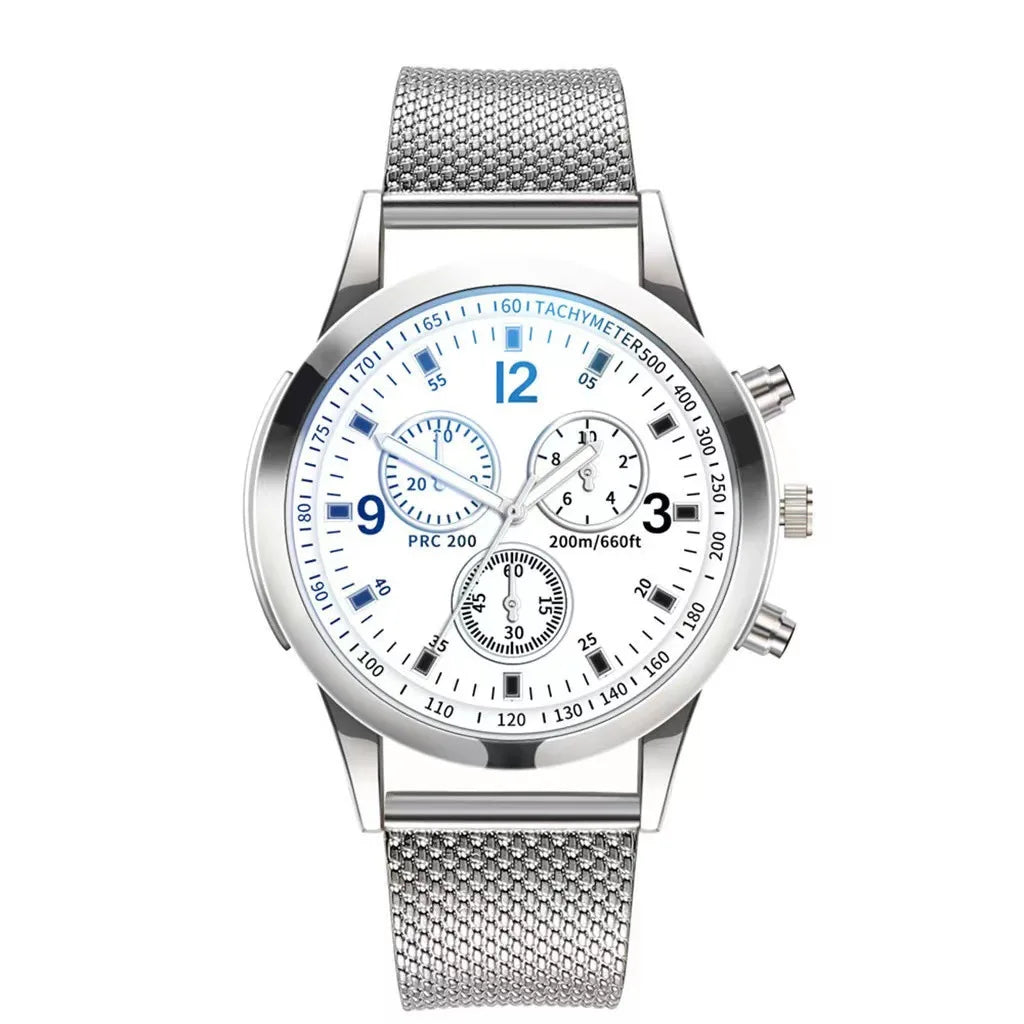 Men’s Stainless Steel Mesh Watch