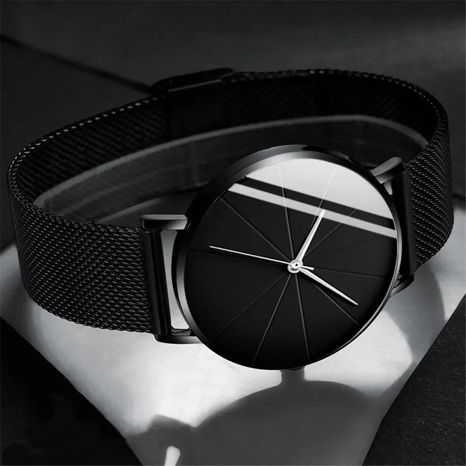 Men’s Watch with Stainless Steel Mesh Band