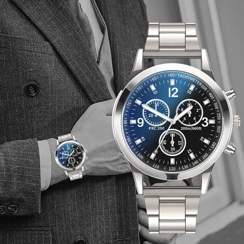 Men’s Stainless Steel Mesh Watch
