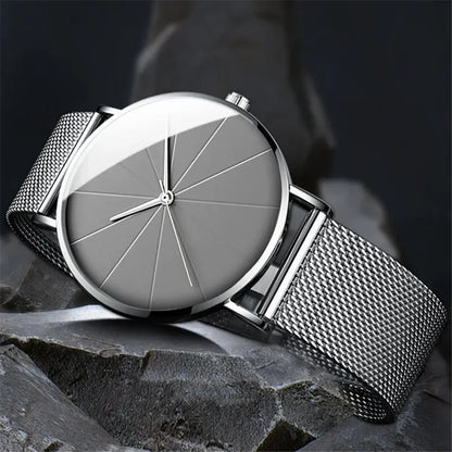 Men’s Watch with Stainless Steel Mesh Band