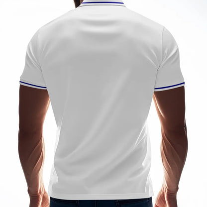 Men’s Quick-Dry Solid Color Polo Shirt