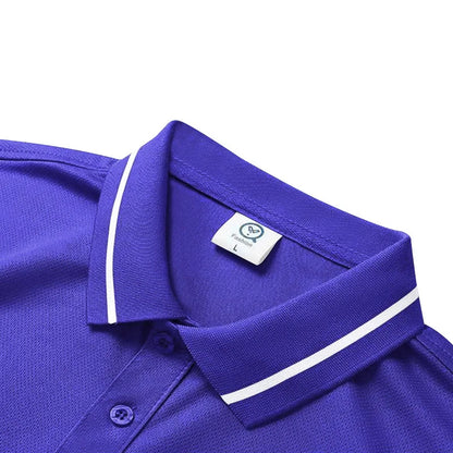 Men’s Quick-Dry Solid Color Polo Shirt