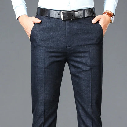 Men’s High Waist Suit Pants