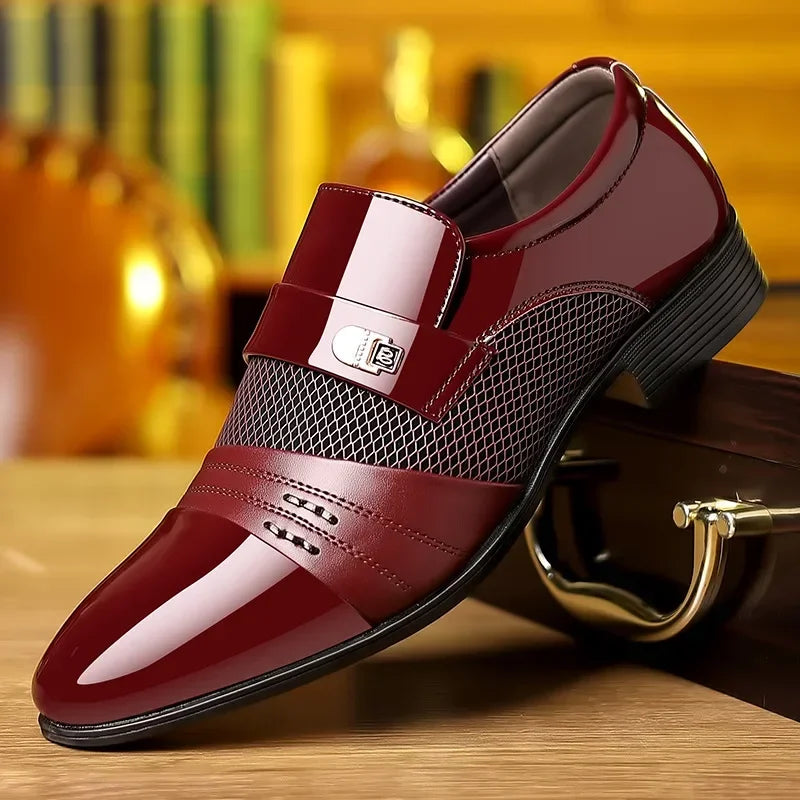 Men Shoes Formal Slip