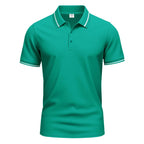 Men’s Quick-Dry Solid Color Polo Shirt