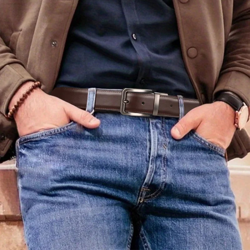 Men’s Reversible Leather Belt