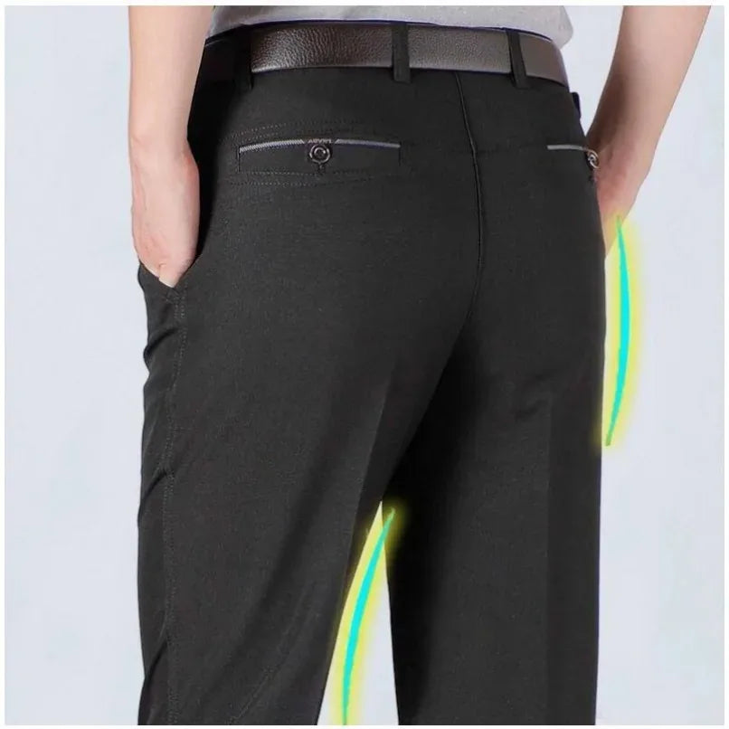 Men’s Business Casual Straight Pants