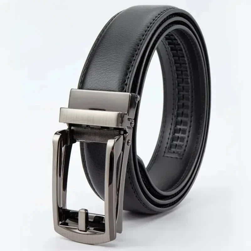 Men’s Automatic Buckle Leather Belt